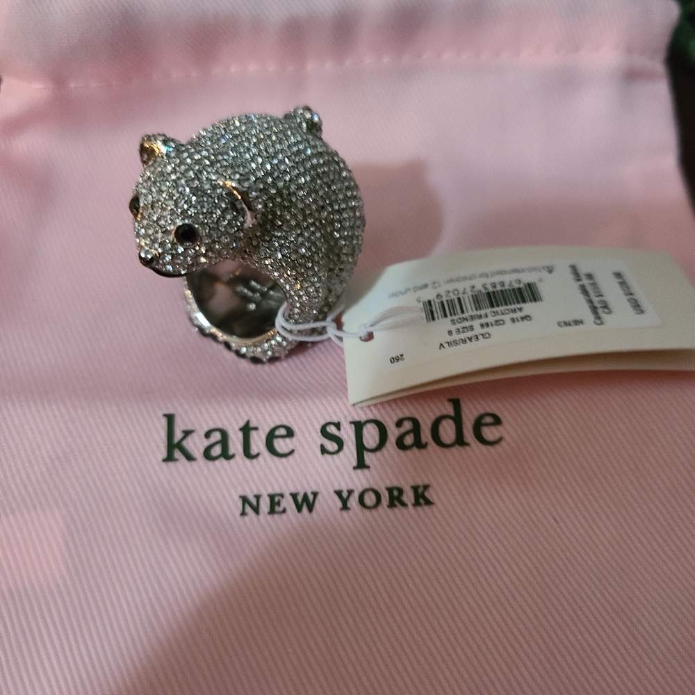 Kate spade polar bear ring